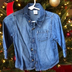 Denim Button Down shirt - Baby Boy -Old Navy